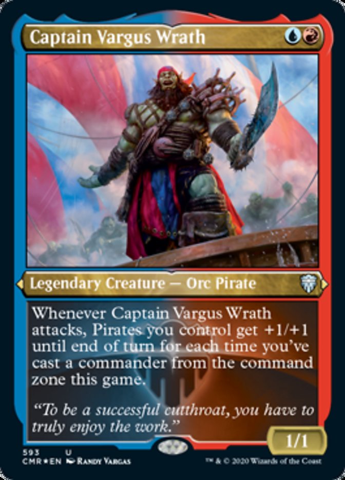 Captain Vargus Wrath (Etched) [Commander Legends] | Gamers Paradise