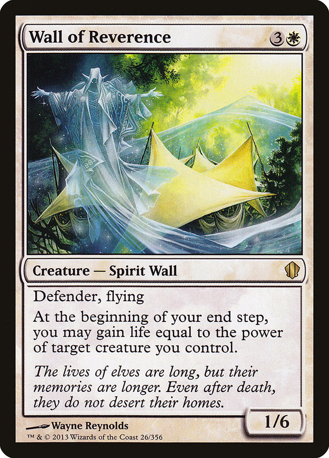 Wall of Reverence [Commander 2013] | Gamers Paradise