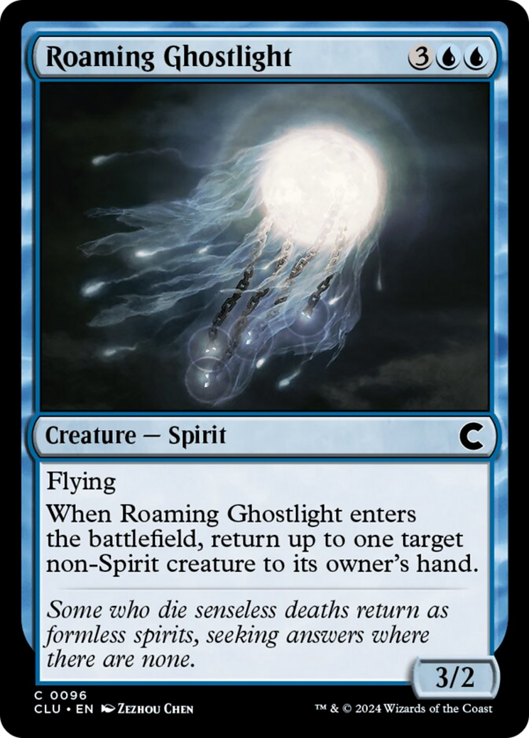 Roaming Ghostlight [Ravnica: Clue Edition] | Gamers Paradise