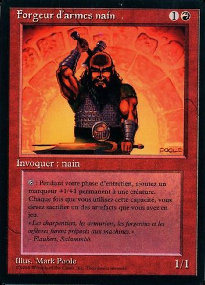 Dwarven Weaponsmith [Foreign Black Border] | Gamers Paradise