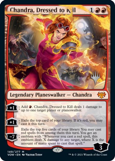 Chandra, Dressed to Kill (Promo Pack) [Innistrad: Crimson Vow Promos] | Gamers Paradise