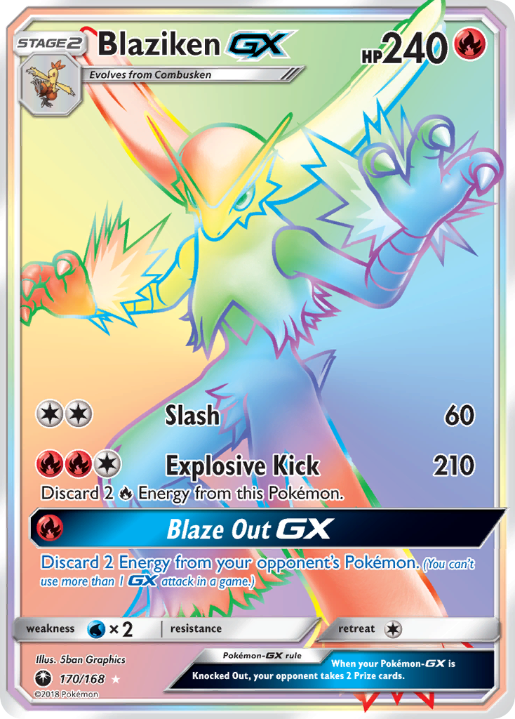 Blaziken GX (170/168) [Sun & Moon: Celestial Storm] | Gamers Paradise