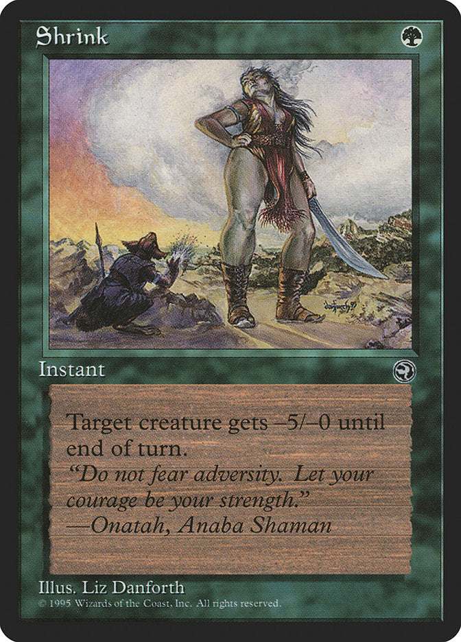 Shrink (Onatah Flavor Text) [Homelands] | Gamers Paradise
