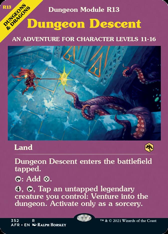 Dungeon Descent (Dungeon Module) [Dungeons & Dragons: Adventures in the Forgotten Realms] | Gamers Paradise