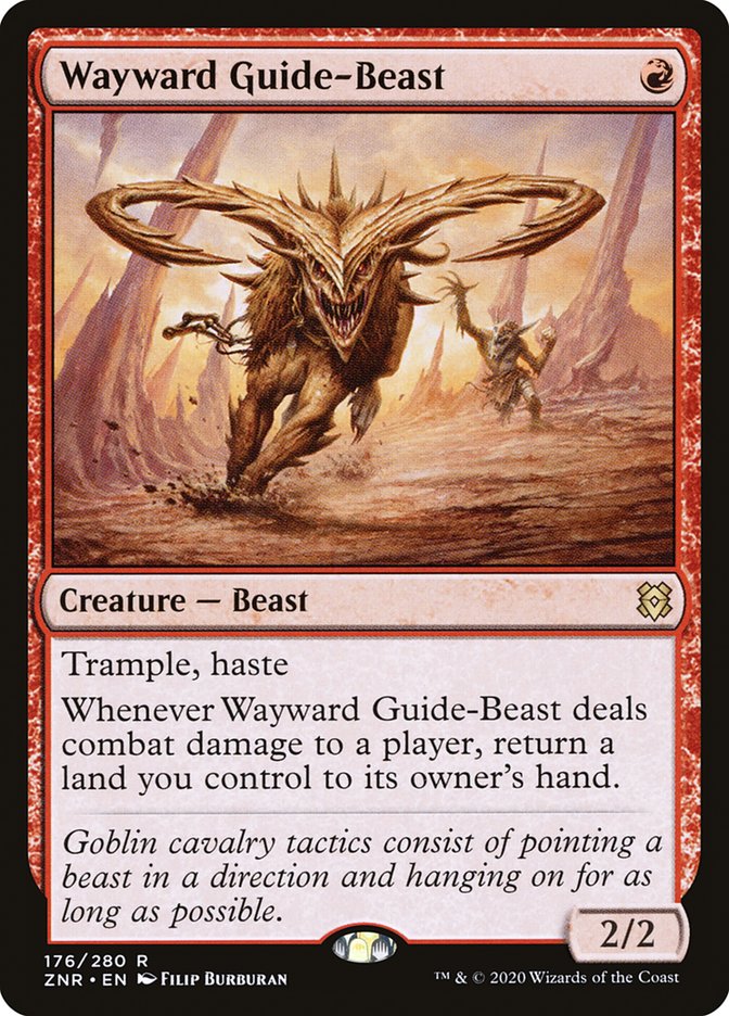 Wayward Guide-Beast [Zendikar Rising] | Gamers Paradise