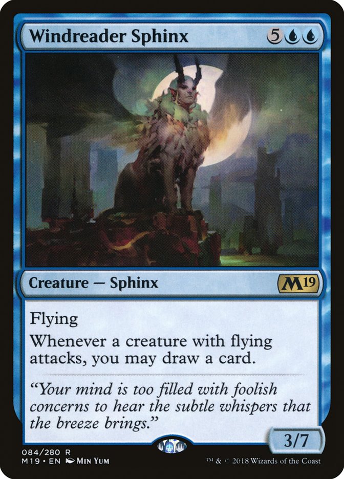 Windreader Sphinx [Core Set 2019] | Gamers Paradise