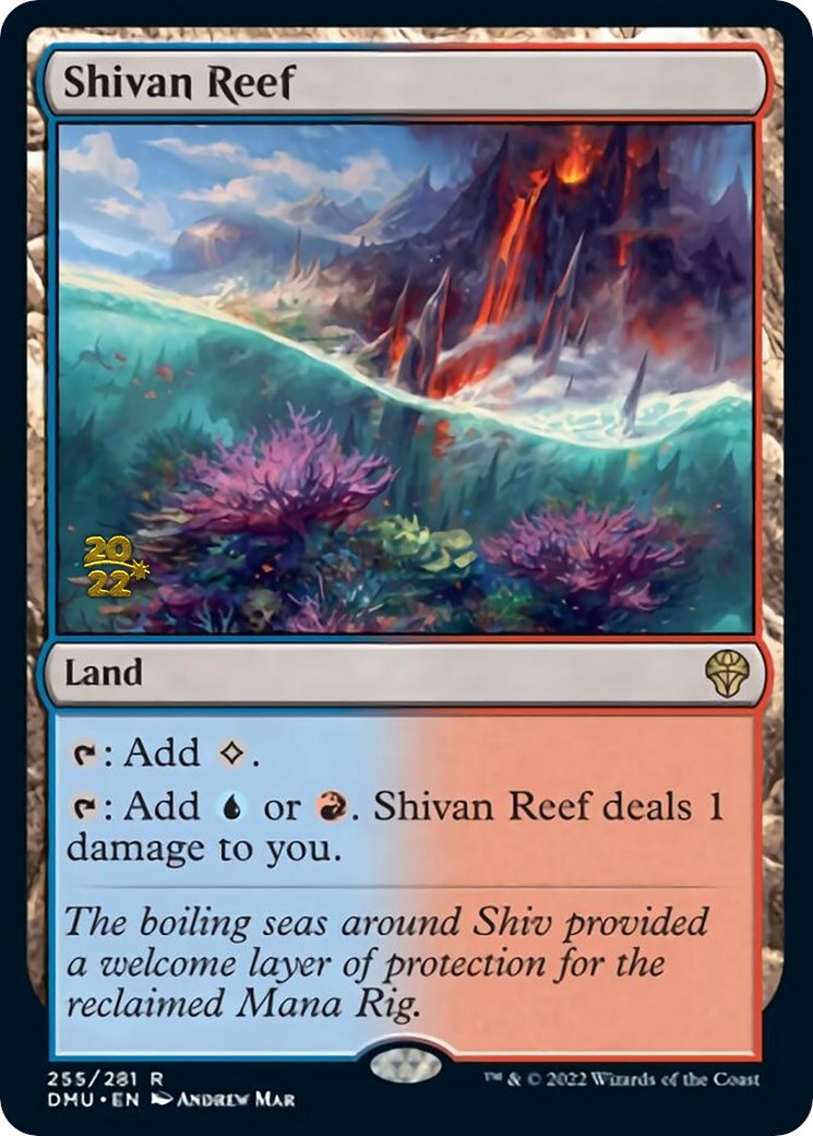 Shivan Reef [Dominaria United Prerelease Promos] | Gamers Paradise