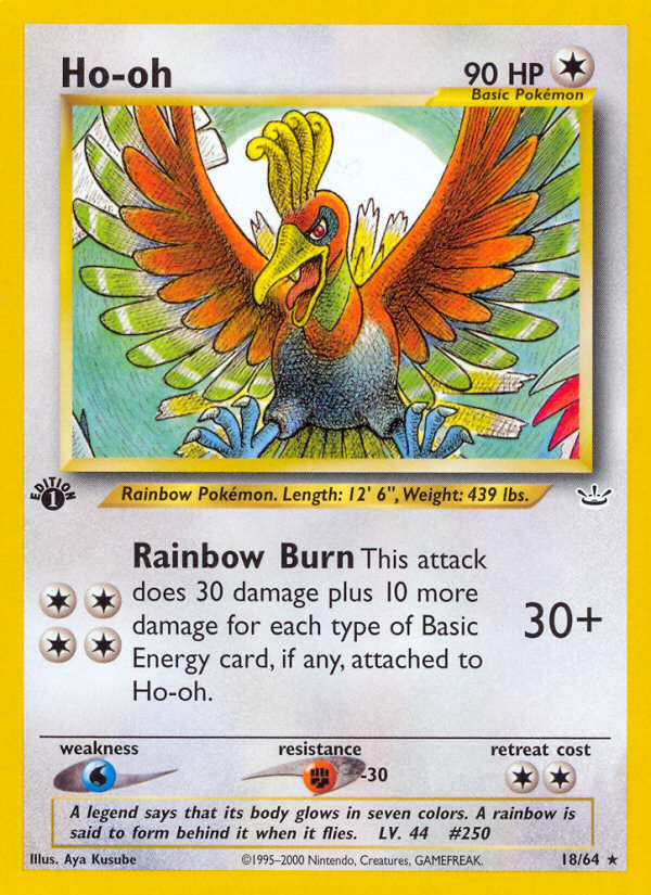 Ho-oh (18/64) [Neo Revelation 1st Edition] | Gamers Paradise