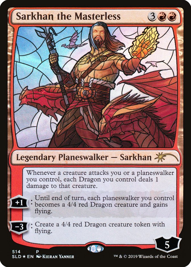 Sarkhan the Masterless (Stained Glass) [Secret Lair Drop Promos] | Gamers Paradise