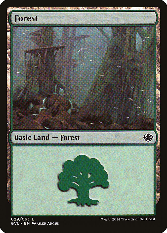 Forest (29) (Garruk vs. Liliana) [Duel Decks Anthology] | Gamers Paradise