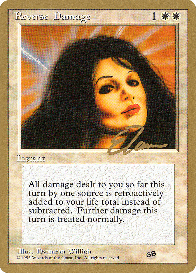 Reverse Damage (Eric Tam) (SB) [Pro Tour Collector Set] | Gamers Paradise