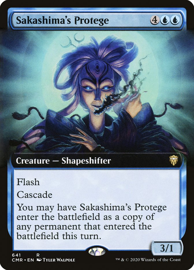 Sakashima's Protege (Extended Art) [Commander Legends] | Gamers Paradise