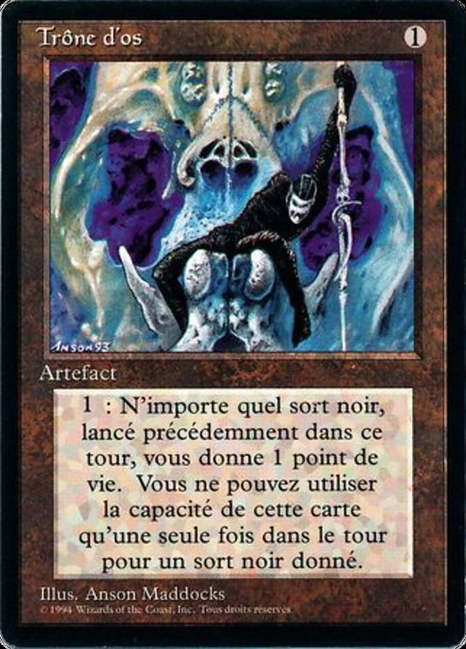 Throne of Bone [Foreign Black Border] | Gamers Paradise