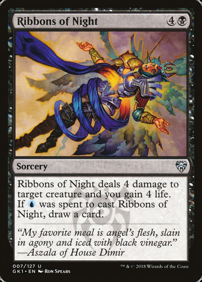 Ribbons of Night [Guilds of Ravnica Guild Kit] | Gamers Paradise