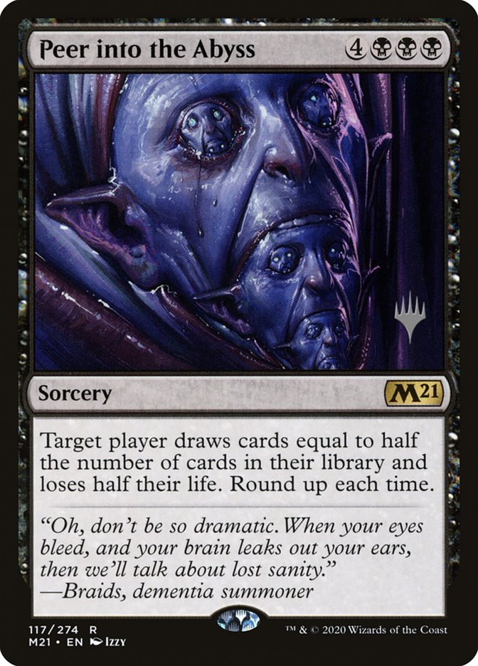 Peer into the Abyss (Promo Pack) [Core Set 2021 Promos] | Gamers Paradise