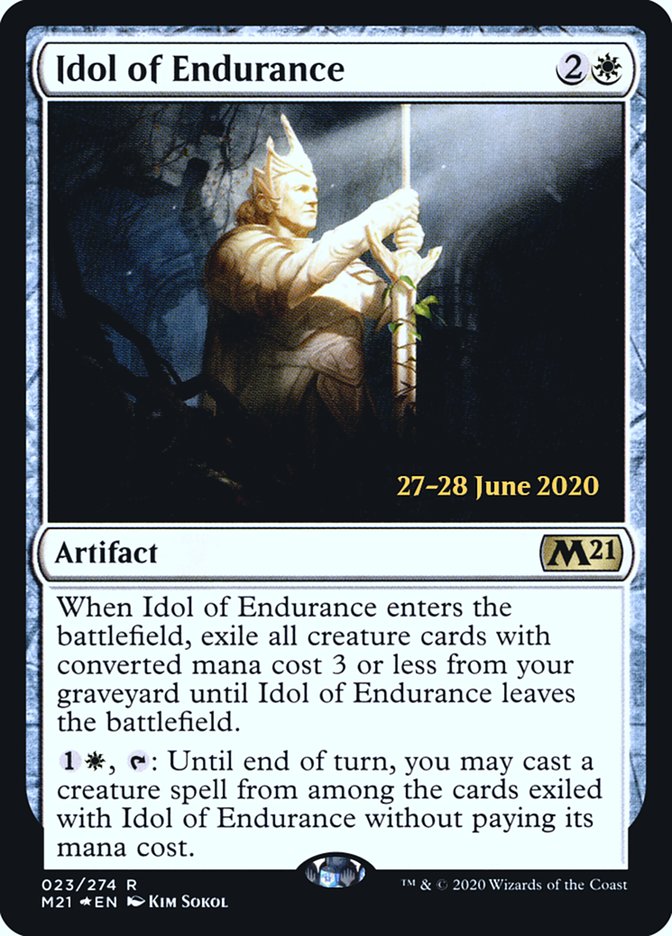 Idol of Endurance [Core Set 2021 Prerelease Promos] | Gamers Paradise