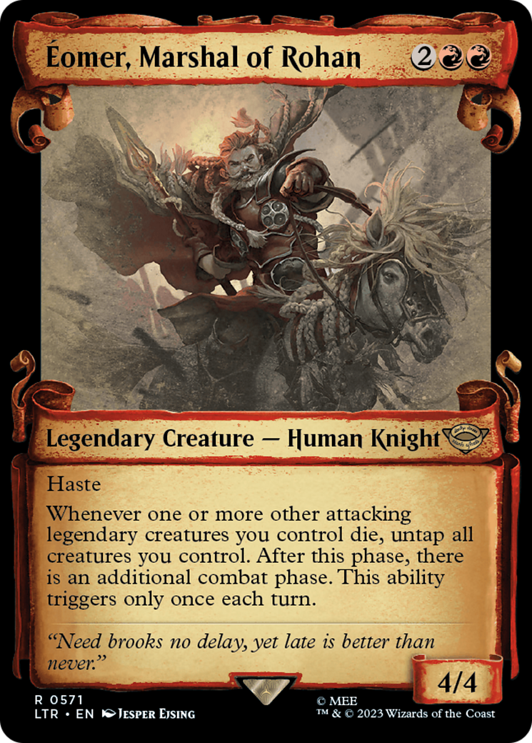 Eomer, Marshal of Rohan [The Lord of the Rings: Tales of Middle-Earth Showcase Scrolls] | Gamers Paradise