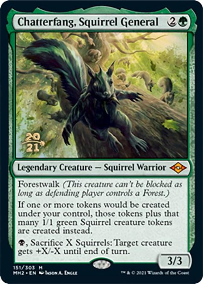 Chatterfang, Squirrel General [Modern Horizons 2 Prerelease Promos] | Gamers Paradise