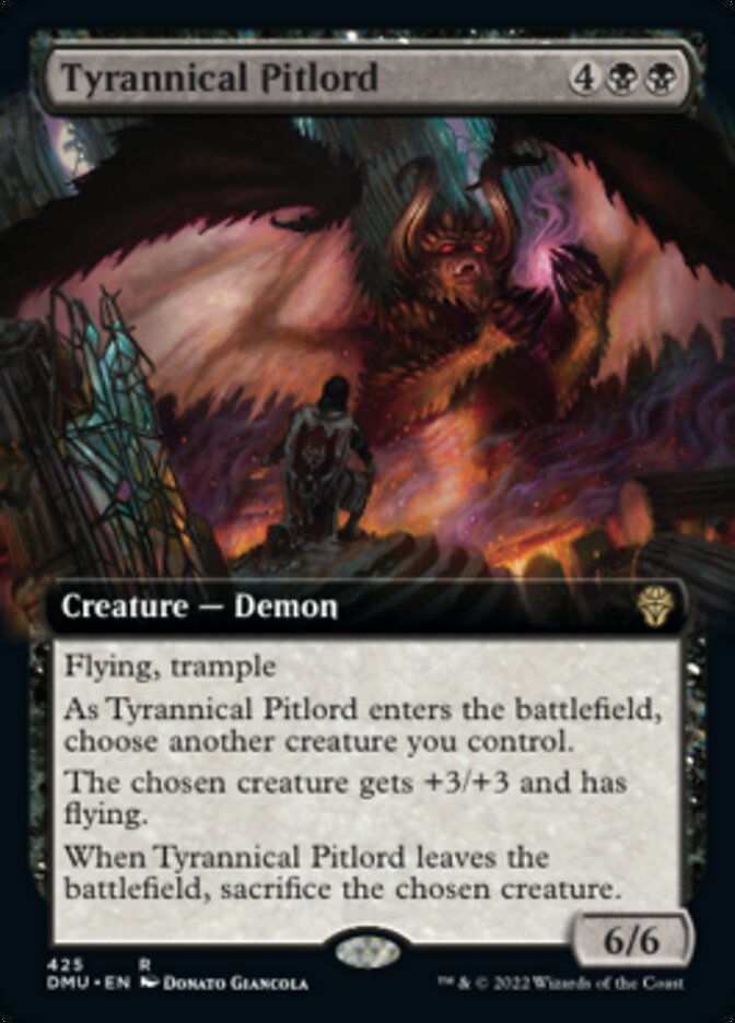 Tyrannical Pitlord (Extended Art) [Dominaria United] | Gamers Paradise