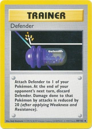 Defender (80/102) [Base Set Shadowless Unlimited] | Gamers Paradise