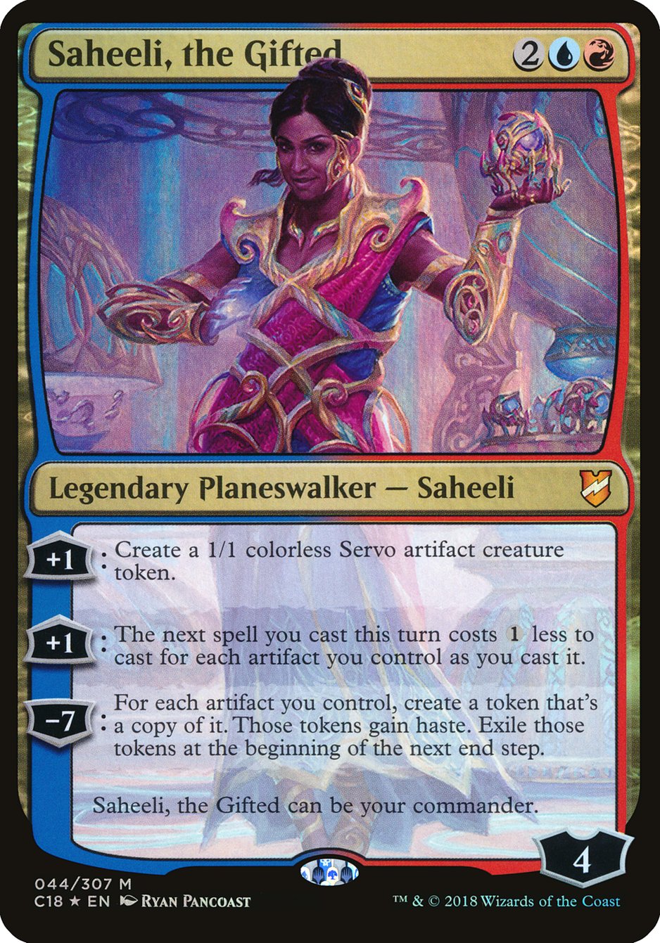 Saheeli, the Gifted (Oversized) [Commander 2018 Oversized] | Gamers Paradise