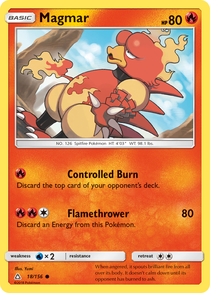 Magmar (18/156) [Sun & Moon: Ultra Prism] | Gamers Paradise