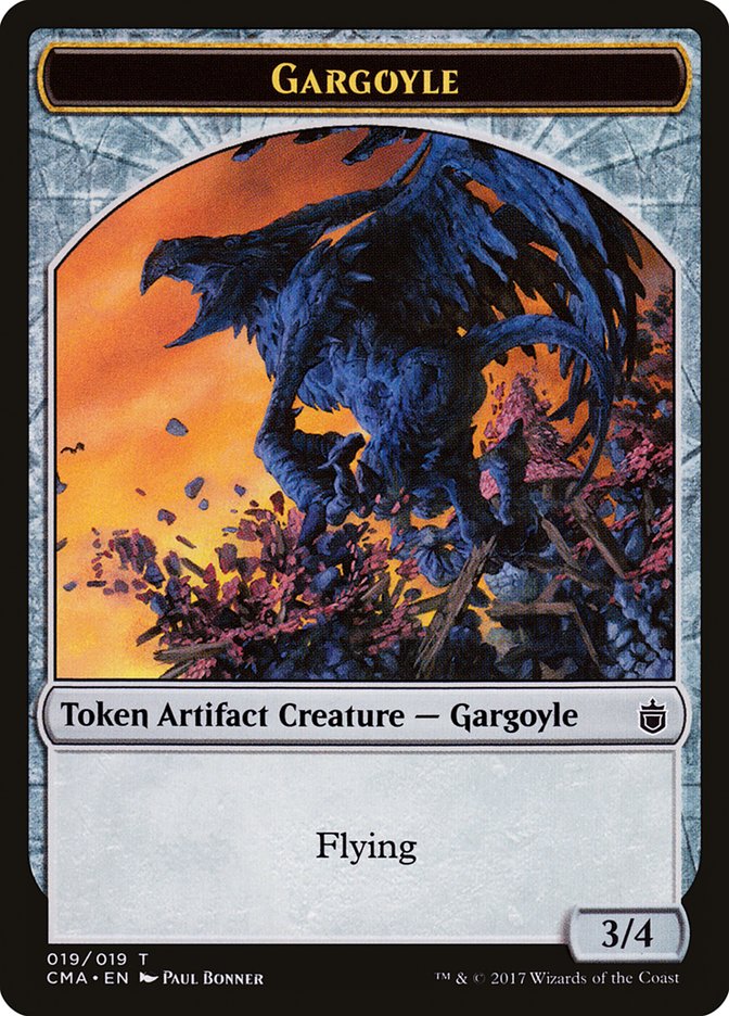Gargoyle Token [Commander Anthology Tokens] | Gamers Paradise
