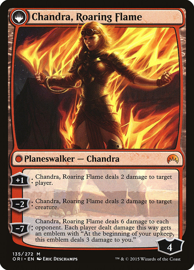 Chandra, Fire of Kaladesh // Chandra, Roaring Flame [Magic Origins] | Gamers Paradise