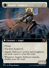 Enduring Angel // Angelic Enforcer (Extended Art) [Innistrad: Midnight Hunt] | Gamers Paradise