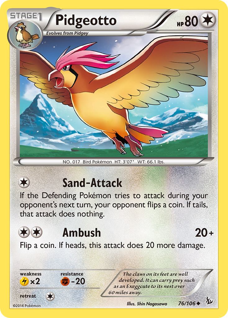 Pidgeotto (76/106) [XY: Flashfire] | Gamers Paradise