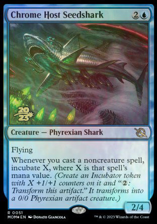 Chrome Host Seedshark [March of the Machine Prerelease Promos] | Gamers Paradise