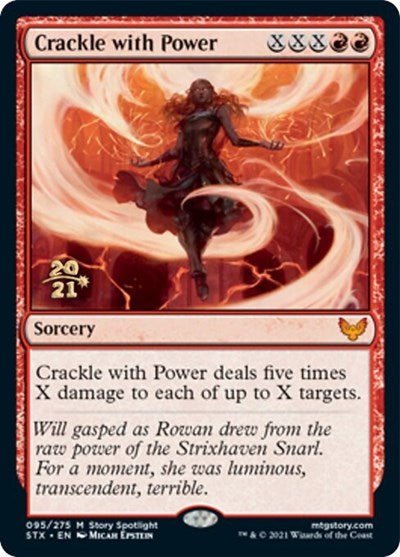 Crackle with Power [Strixhaven: School of Mages Prerelease Promos] | Gamers Paradise