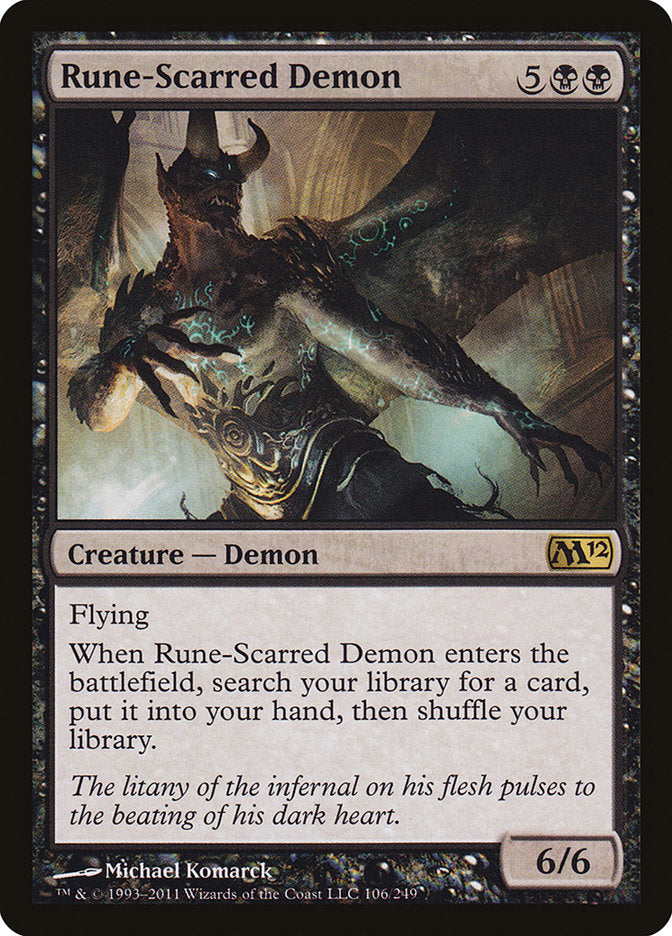 Rune-Scarred Demon [Magic 2012] | Gamers Paradise