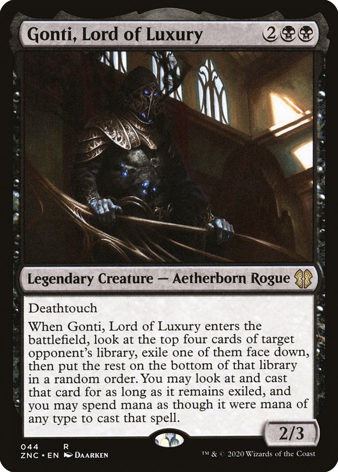 Gonti, Lord of Luxury [Zendikar Rising Commander] | Gamers Paradise