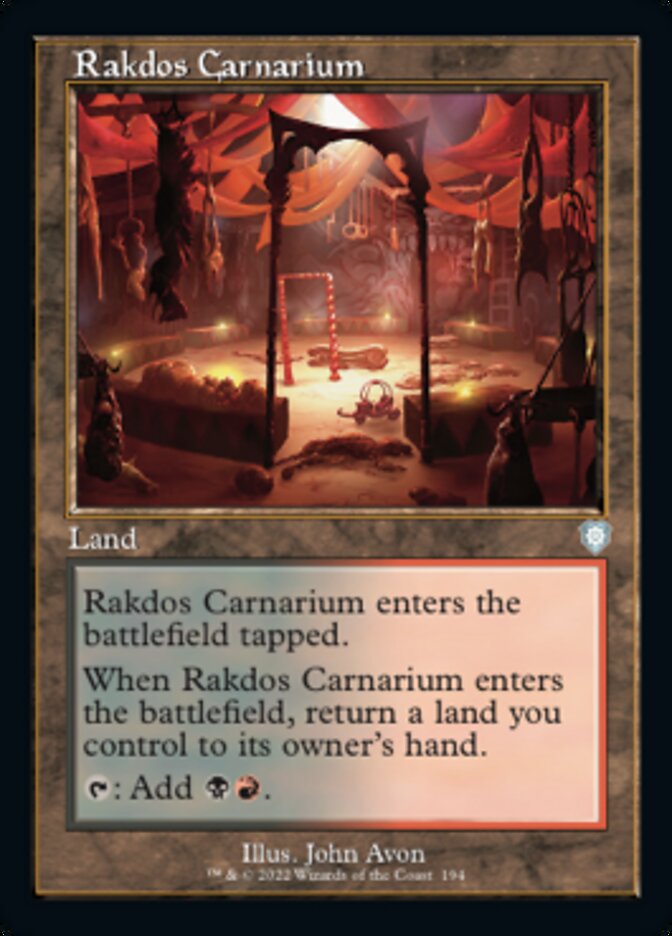 Rakdos Carnarium (Retro) [The Brothers' War Commander] | Gamers Paradise