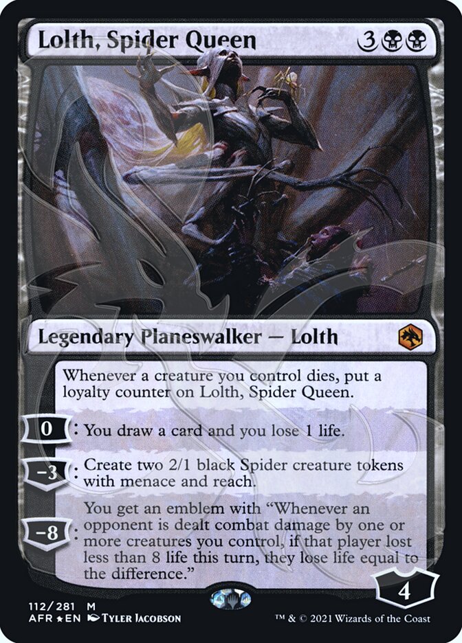 Lolth, Spider Queen (Ampersand Promo) [Dungeons & Dragons: Adventures in the Forgotten Realms Promos] | Gamers Paradise