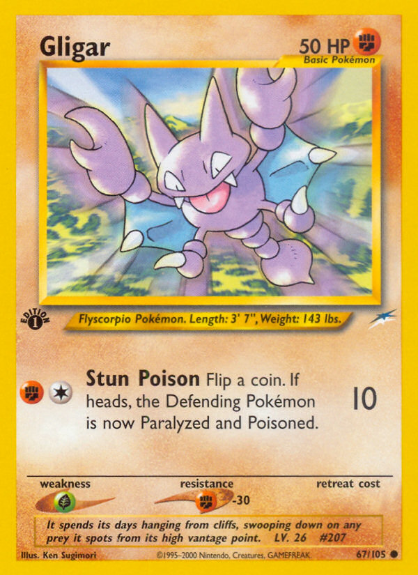 Gligar (67/105) [Neo Destiny 1st Edition] | Gamers Paradise