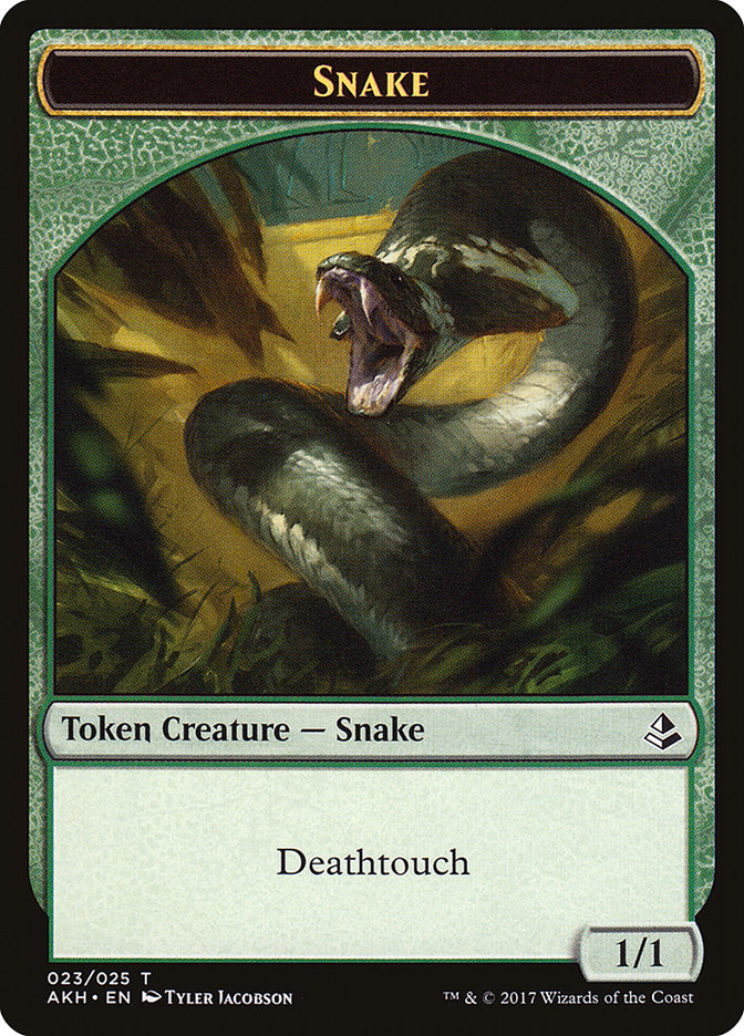 Snake Token [Amonkhet Tokens] | Gamers Paradise