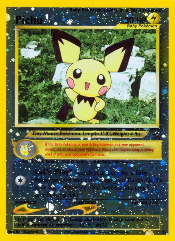 Pichu (35) [Wizards of the Coast: Black Star Promos] | Gamers Paradise