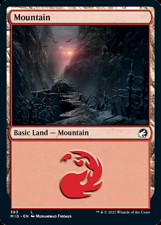 Mountain (383) [Innistrad: Midnight Hunt] | Gamers Paradise