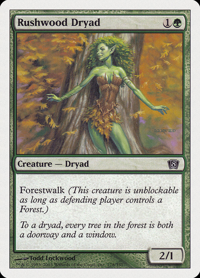 Rushwood Dryad [Eighth Edition] | Gamers Paradise