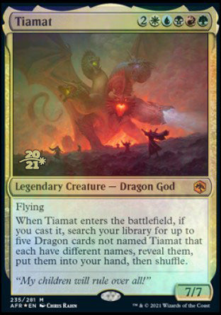 Tiamat [Dungeons & Dragons: Adventures in the Forgotten Realms Prerelease Promos] | Gamers Paradise