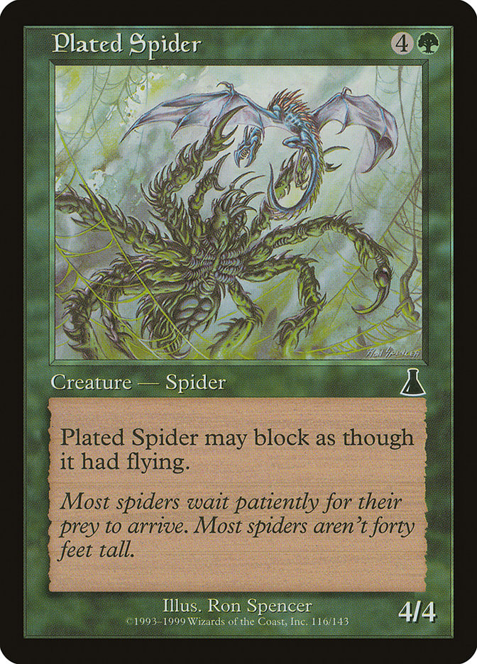 Plated Spider [Urza's Destiny] | Gamers Paradise