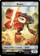 Robot // Junk Double-Sided Token [Fallout Tokens] | Gamers Paradise