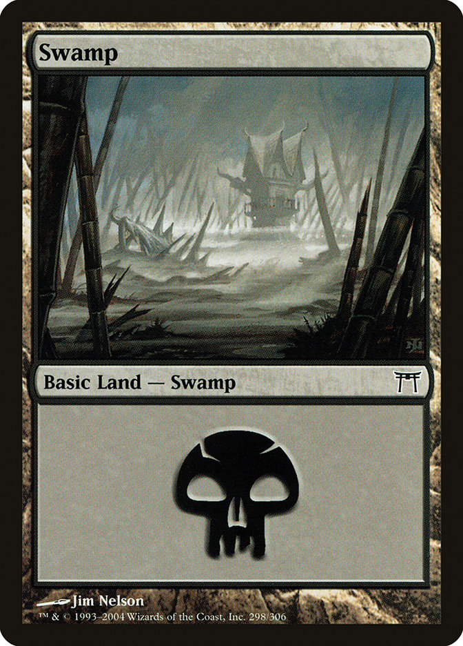 Swamp (298) [Champions of Kamigawa] | Gamers Paradise