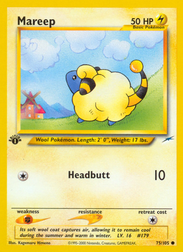 Mareep (75/105) [Neo Destiny 1st Edition] | Gamers Paradise