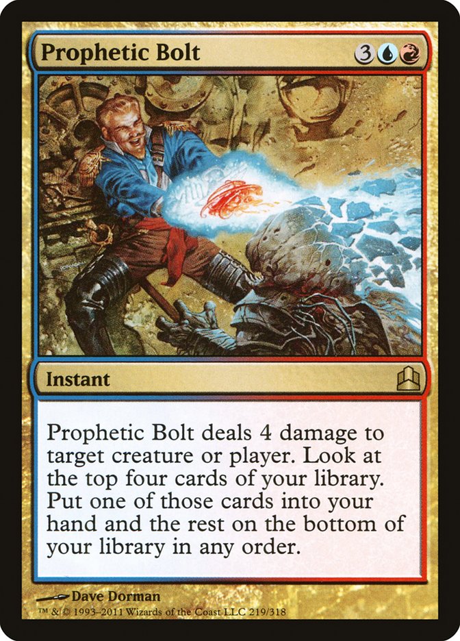 Prophetic Bolt [Commander 2011] | Gamers Paradise