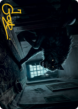Primal Adversary Art Card (Gold-Stamped Signature) [Innistrad: Midnight Hunt Art Series] | Gamers Paradise