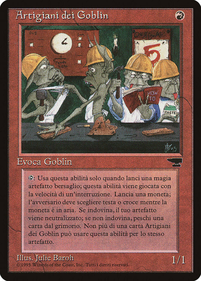 Goblin Artisans (Italian) - "Artigiani dei Goblin" [Rinascimento] | Gamers Paradise