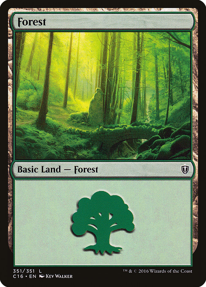 Forest (351) [Commander 2016] | Gamers Paradise